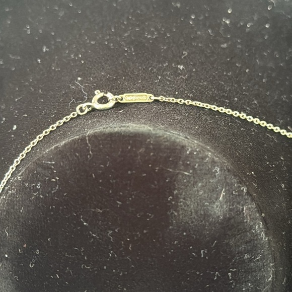 Elegant sterling Silver Tiffany -authentic Necklace with Atlas Pendant - Picture 4 of 4